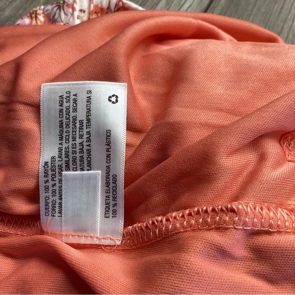 Art Class Floral Pull On Skirt Girls Size Large 10-12 Pink Elastic Waist - Picture 12 of 16